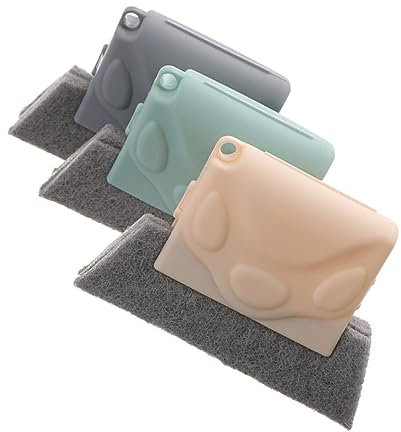 CLISPEED 2 Juegos De Cepillos De Limpieza para Ranuras De Ventanas Multifuncionales para Uso Doméstico 3 Unidades