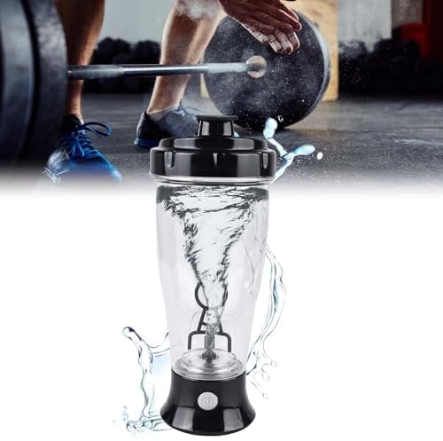 Leikurvo Elektrische Protein Shaker Flasche, Selbstrührende Tasse 350 ml Elektrische Mixer Wasserflasche Shaker Tassen für Cremige, Fitness Eiweiß, Kakao, Kaffee, Shakes, Milch