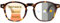 SKYWAY Photochrome Progressive Multifocus Anti-Blaulicht Lesebrille Herren Damen Klassisch Retro Federscharnier Computerbrille Gleitsichtbrille Selbsttönende Lesesonnenbrille 3.0,Schildkröte