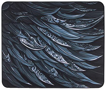 Esports Tiger Tapis de souris de jeu Tapis de souris en silicone lisse flexible Tapis de souris Tapis en caoutchouc lisse Revêtement lisse Tapis de jeu Grand pas cher 480 mm × 400 mm Tapis de souris