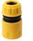Raccord de tuyau d'arrosage à dégagement rapide Jaune 12 mm de diamètre
