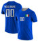 Yolovi Personalisiertes Fussballtrikot mit Namen Nummer Drucken Nationalflagge Sport Casual Trikots Fussballshirts für Herren Damen Jugendliche Italy