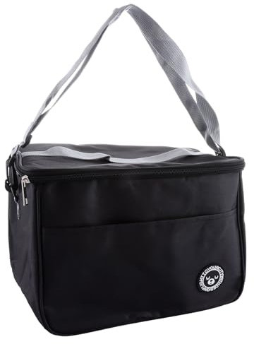 ASelected Lunch Bag,12.7 L Insulated Lunch Bags for Women and Men Cooler Bag Lunch Box Bag for Work, School, Camping, Travel, Picnic Pack Lunch Bag (Black)