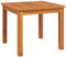 SDWEHO7 40x40x36 cm Holztisch Beistelltisch Gartentisch Kaffee Tisch Balkontisch Gartenmöbel Kaffeetisch Teetisch Couchtisch, Massivholz Akazie