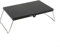 Table pliante de camping, table de réchaud à gaz en alliage d'aluminium, pour camping, randonnée, pique-nique, barbecue dans le jardin (noir)