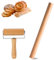 volumoon Juego de 2 Rodillos de Madera, Rodillo de Amasar, Multifuncional Rodillo de Cocina para Pizza, Masa, Fondant, Pastelería, Galletas, Pasta, Rodillo para Amantes de Repostería