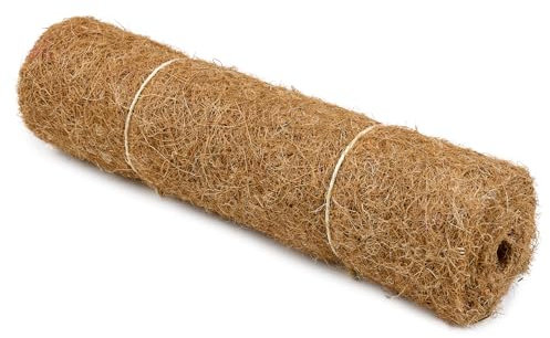 La Cordeline Tapis en Fibre de Coco Naturel 40x100 cm 900g/m² - Paillage Plante, Protection Contre Le Froid, Mauvaises Herbes, Tapis Reptile Terrarium, Marron