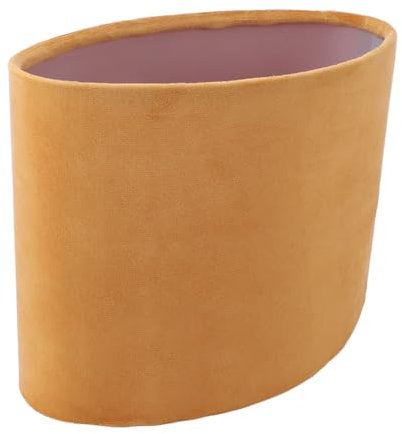 Ovale Lampenschirme für Tischlampen, E27 E14 Stoff-Lampenschirm, aufsteckbare Lampenabdeckung, Schirm-Zubehör für Tisch-/Steh-Pendelleuchte (Gold)