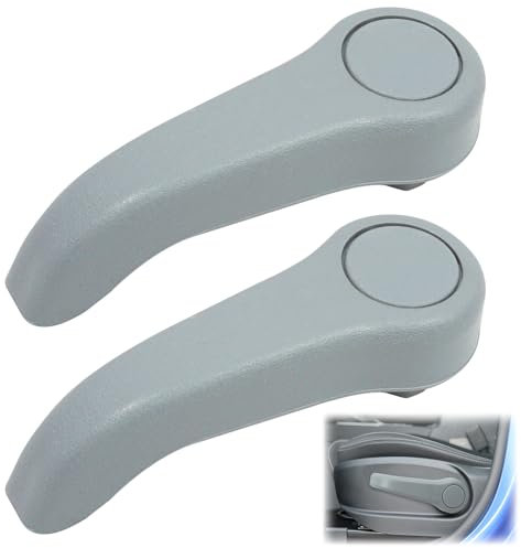 Ensemble de 1/2 Poignées de Réglage de Siège pour Clio Mk2 et Twingo 1998-2008, Pièces de Remplacement de Qualité en ABS, Confort Amélioré et Durabilité pour Réglage de Traction