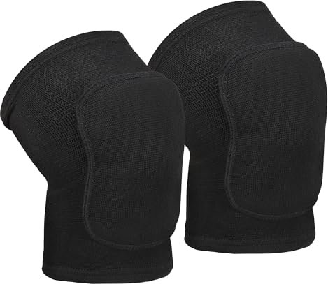 YiliYa 1 Paar Knieschoner Tanzen Knieschützer weiche - Dick gepolsterte Kniebandage Knee Pads für Pole Dance Tanz Volleyball Gym für Kinder, Jugendliche und Erwachsene