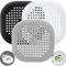 Abflusssieb Silikon,3 Stück Bflusssieb Dusche,Drain ProtectorAbfluss Sieb Sink Strainer Duschabfluss-Filter Duschablauf Haarsieb für Badzimmer Badewanne Küche Waschbecken 14 * 14cm