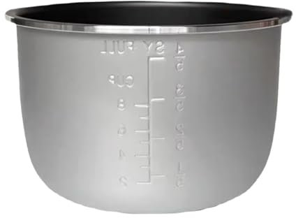 zoubeqie Stainless Steel Rice Cooker Inner Tank Food Grade 304 Compatible For DAEWOO DEC-3570 Rice Cooker Replacement Inner Tank. Replace The Inner Pot Rice Cooker