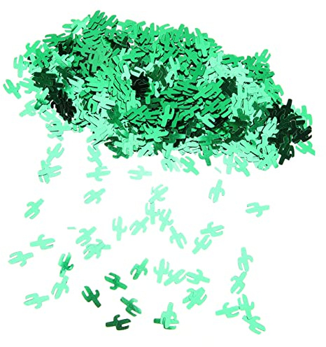 WEKAMOS Cactus Confetti Table Scatter of Premium Paper for Mexican Festivals Birthdays Anniversaries and Celebrations Safe Lightweight Versatile Decoration