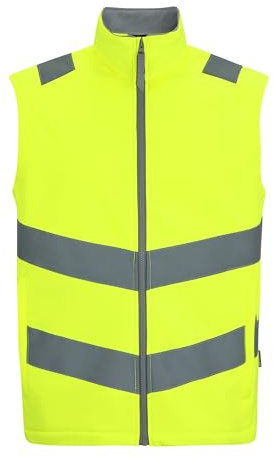 Regatta Professional Herren Hi-vis Pro Contract Ablaze Softshell Bodywarmer Regatta Professional Herren Warnschutz (1er Pack)