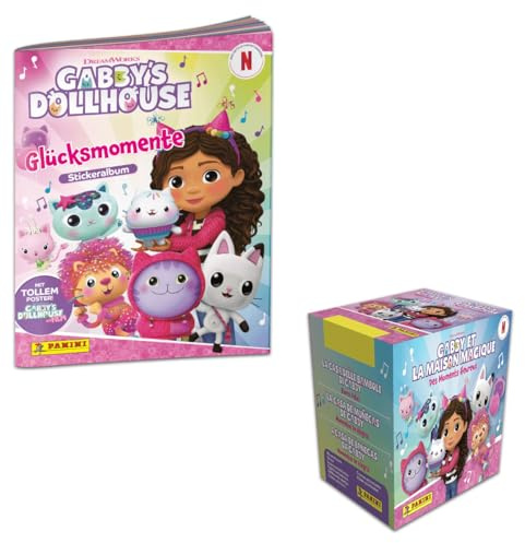 Panini Gabby’s Dollhouse Glücksmomente - Stickerkollektion (Box-Bundle)