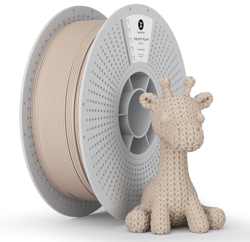kexcelled Matte PLA SK Skin Filament 1.75mm, Frosted Finish, 1kg | 3D Printing Aesthetic Material for Decor, Muted Tones, Removable Spool, FDM Printer Compatible +/- 0.03mm