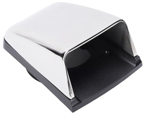 Luocute 316 Stainless Steel Marine Exhaust Vent, Boat Ventilation Cover Cowl Ventilator with Built in Fly Screen Mesh for Yachts Motorhome RV Cockpit Engine Room