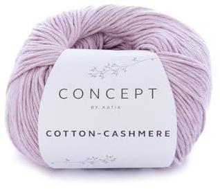 Katia Cotton-Cashmere - CONCEPT - Farbe: Malva Claro (64) - 50 g / ca. 155 m Wolle