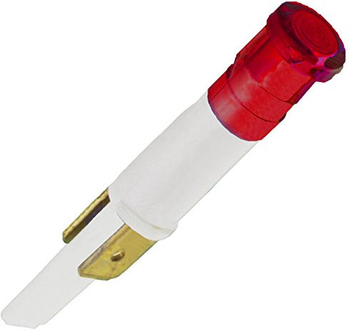 SPARES2GO Universal Oven Cooker Neon Indicator Bulb (11mm Red)