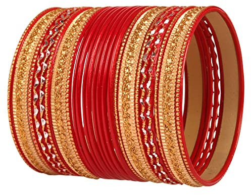 Touchstone 2 Dutzend Armreifsammlungslegierungsmetall maserte spezielle Armreifarmbänder des heißen roten Entwerferschmucks für Damen 2.75 Set 2 groß rot