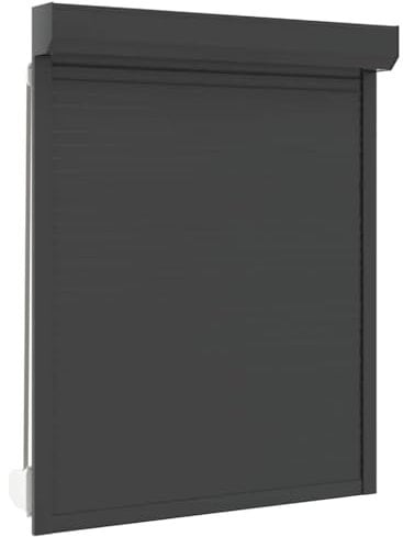 vidaXL Tapparella Avvolgibile Moderna Innovativa Prefabbricata Funzionale Alte Prestazioni Durevole Serranda Tenda in Alluminio 120x150 cm Antracite