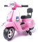 ATAA Vespa Klassik PX150 Mini Offiziell - Pink - Elektro-Motorrad für Kinder mit 6V Batterie