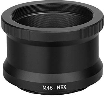 SVBONY SV196 Kamera Adapter Wide M48 auf NEX E-Mount Ring Adapter kompatibel mit Sony NEX Alpha Body Kamera