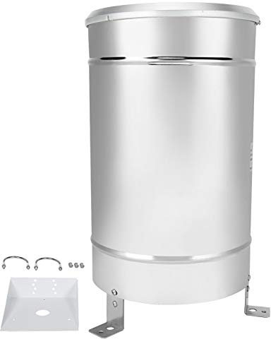 BWLZSP Regenmesser Eimer Regenmesser, Regensensor Edelstahl Einfacher Kippeimer Regenmesser Niederschlagsmessung Überwachungswerkzeug