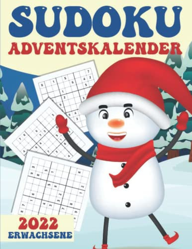 Sudoku Adventskalender Für Erwachsene 2022: Adventskalender Sudoku für Erwachsene 2022
