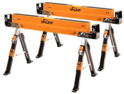 Vaunt Heavy Duty Fully Adjustable Trestle Twin Pack