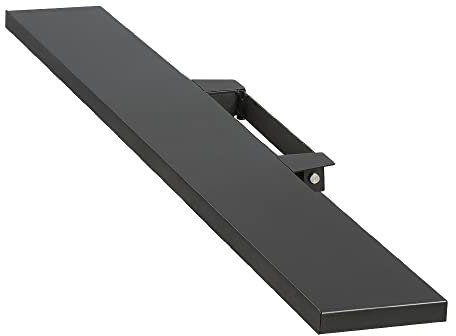 WALL Mensola per soundbar TV modelli V2/V3/V5 | Grandi dimensioni, larghezza 118 cm, 46 pollici | Nero satinato