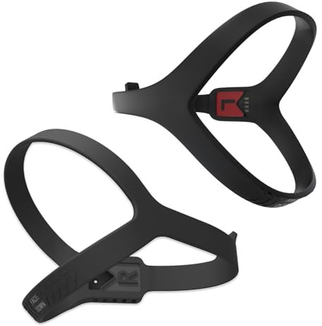 Additional Pair of Black Straps Compatible with CITYPLAY and Playermaker 2.0 Smart Sensor Technology (Sensor not Included), Large