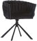 Gutmann Factory Weavy Drehsessel, Eisen, schwarz, Breite 60 cm