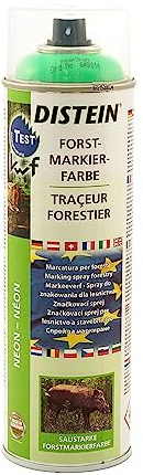 QUEBAg Distein Neon-Forstmarkierfarbe Signierspray Forstspray Markierungsspray | 500 ml-Sprühdose (grün)