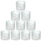 10 er Set Mini Messbecher 2,0-20 ml aus transparentem Kunststoff, Dosierhilfe für Medikamente, Labor, Küche