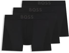 BOSS Herren BoxerBr 3P Active Active Dreierpack eng anliegende Boxershorts aus Mikrofaser mit Mesh-Einsätzen
