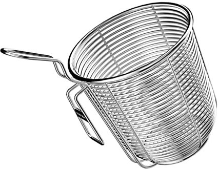 MILISTEN 2 Piezas colador de olla caliente ramen japones cesta para patatas fritas pastas pastas wok colador de fideos de acero inoxidable colador de verduras té olla de ramen red de fideos
