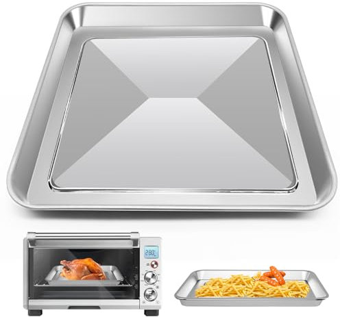GWBSXM 12 × 12 Baking Pan for Breville BOV800XL BOV810BSS BOV845BSS BOV900BSS Smart Oven, Compatible with Ninja SP100 SP101 SP1001C SP201 Air Fry Oven