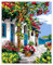 TARATH Peinture par Numéros Adulte Rouge Fleur, Peinture par Numéros pour Débutant, Peinture par Numéros pour la Décoration de la Maison, Sans Cadre (40 x 50 cm)