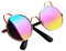 YOUNAFEN Katzen- & Hundesonnenbrille - Haustierbrille - Fotobrille - Reflektierend - Größe 8 x 3.2 cm - Mehrfarbig - Für alle Haustiere & Breed Sizes - Ideal für Partys, Feiern & Haustier-Shows