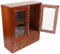 HONMEET Holz Wandschrank Retro Aufbewahrungsschrank Für Küche Bad Mit 2 Türen Vintage Wandregal Klein Möbel
