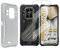 Coque + 1Pcs Verre trempé Protection Compatible with Cubot King Kong X Pro Coke Coque de Protection Compatible with Cubot King Kong X Pro étui Housse Etui Protection et protège écran Antichoc-Clear