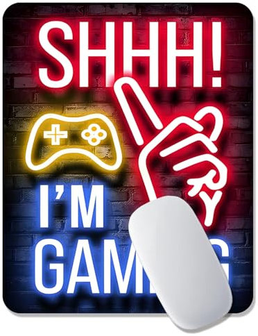 Mouse Mat - Office Mouse Pad 26x21cm Mousepad with Anti-slip Rubber Base & Stitched Edges Improves Speed and Accuracy for Home/Office(Style-C)