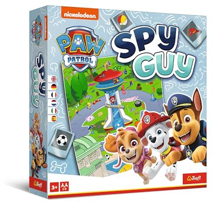 Trefl - Spy Guy PAW Patrol - Kooperatives Beobachtungsspiel für die Kleinsten mit Paw Patrol Helden, für Kinder ab 3 Jahren