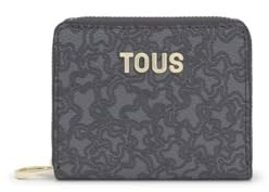 Tous Monedero Gris Oscuro, Medidas 8,5 x 10 x 2 cm, Colección Kaos Mini Lines
