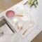 WIFORH Fast Drying Mat for Kitchen Counter, 60cm Diatomite Dish Drying Stone Sink Tray, Diatom Mud Absorbent Mat, Non-slip Mat for Bathroom Kitchen, White (60 x 39 cm)