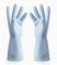 Gants de nettoyage en caoutchouc réutilisables Empêcher la cuisine gants gants de lavage pour la vaisselle meubles de légumes (L)