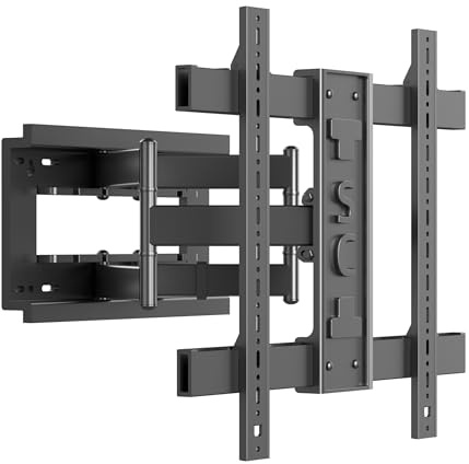 GUZHIKU Ultraslim TV Wandhalterung für 90 86 85 80 75 65 Zoll Fernseher, Low Profile Fernsehhalterung für 50-90 Zoll Bildschirme bis zu 85kg mit Neigbar Schwenk Drehbar Ausziehbar, Max VESA 650x600