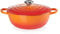 Le Creuset Signature Enamelled Cast Iron La Marmite Casserole Dish With Lid, 26 cm, 4.1 Litres, Volcanic, 21114260900430