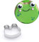 Lazeny 2x Cartoon Tier Ausstechformen Edelstahl 3D Ausstecher Set Keksausstecher Plätzchen Keks Schimmel Plätzchenformen Keksform Ausstecher Sandwich Toast Brot Form Cutter Backen Küche Zubehör-Frosch